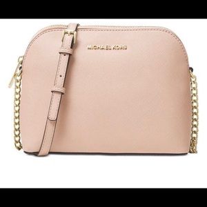 michael kors pink cross body